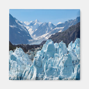 Alaska Gletscher Bay Landschap Foto Magneet