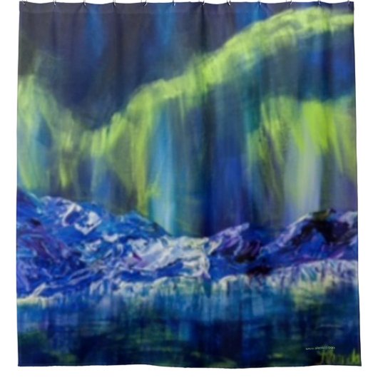 Alaska Gletsjer Douchegordijn (Voorkant)