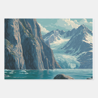 Alaska Gletsjerbaai Inpakpapier Vel