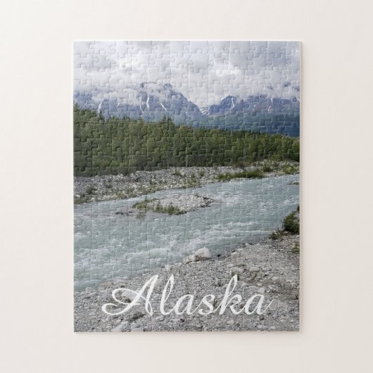 Alaska graniet Creek Puzzle Legpuzzel (Verticaal)