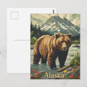 Alaska Grizzly Beer Briefkaart (Voorkant / Achterkant)