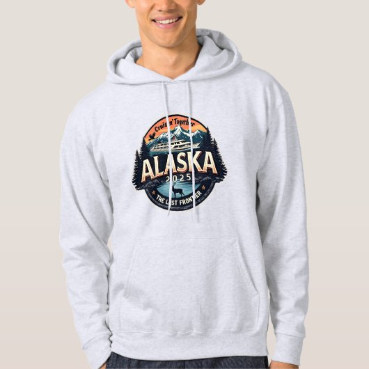 Alaska Group Cruise 2025 Cruise samen Hoodie (Voorkant)