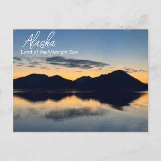 Alaska, het land van de middernachtzon briefkaart