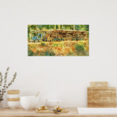 Alaska Highway Loging Truck Transport Poster (Cuisine)