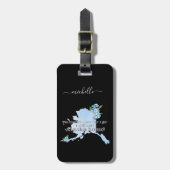 Alaska Home aangepaste tekst en kleur Bagagelabel (Voorkant verticaal)