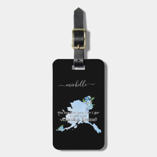 Alaska Home aangepaste tekst en kleur Bagagelabel