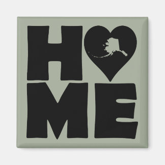 Alaska Home Heart State-koelkast Magnet Magneet