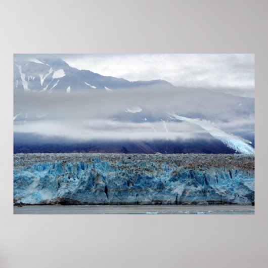 Alaska Hubbard Glacier Foto Poster (Voorkant)
