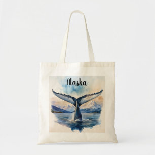 Alaska Humpback Whale Canvas tassen