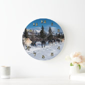 Alaska Husky Dog Sled Race Grote Klok (Huis)