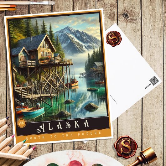 Alaska | hyperrealistisch Briefkaart