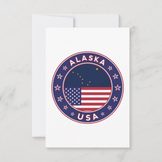 Alaska Kaart (Voorkant)