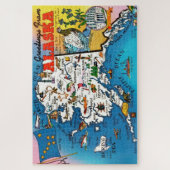 Alaska Kaart 20x30 Jigsaw Puzzel (Verticaal)