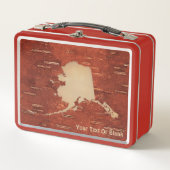 Alaska-kaart op binnenste baarmoedervlek (Voorkant)