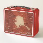 Alaska-kaart op binnenste baarmoedervlek (Achterkant)