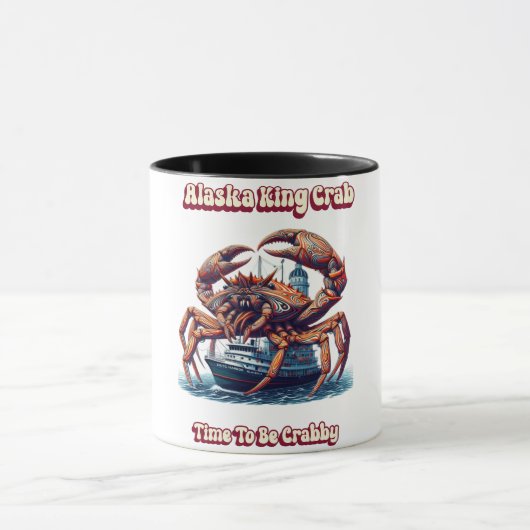 Alaska King Crab Tijd om Crabby te zijn Mok (Midden)