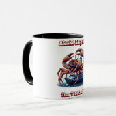 Alaska King Crab Tijd om Crabby te zijn Mok (Voorkant links)