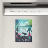 Alaska koelkastmagneet magneet (Insitu (Vaatwasser))