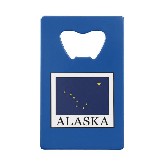 Alaska Kredietkaart Flessenopener (Voorkant)