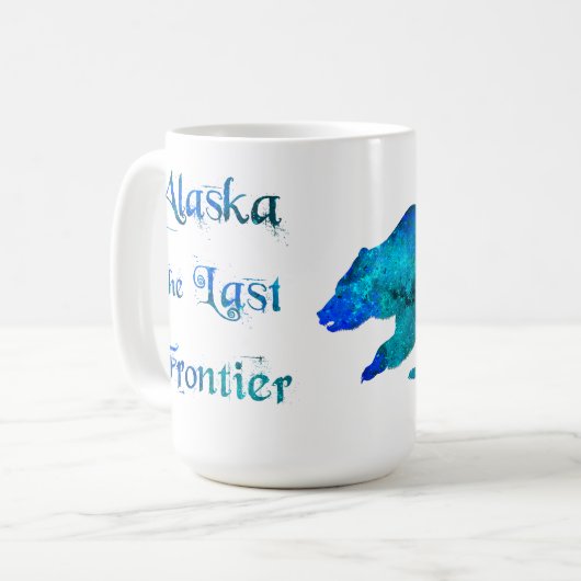 Alaska la Dernière Frontière - 15 oz. Mug (Devant gauche)