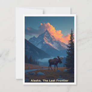 Alaska La Dernière Frontière, Voyage Carte Postale