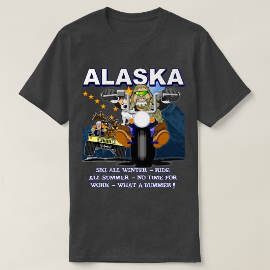 ALASKA - LA DERNIÈRE T-shirt FRONTIÈRE (Design devant)