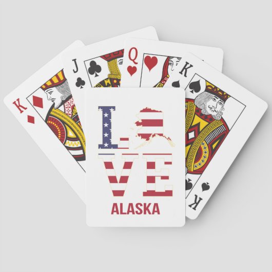 Alaska-liefde Pokerkaarten (Achterkant)