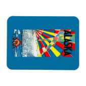 Alaska Line Steamship Poster Magneet (Horizontaal)