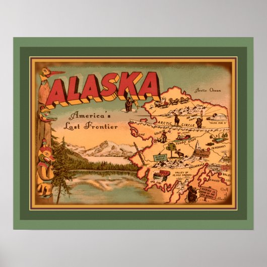 Alaska "Lost Frontier" Poster (Voorkant)