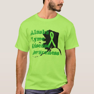 Alaska Lyme-ziekte bewustzijnsshirt T-shirt