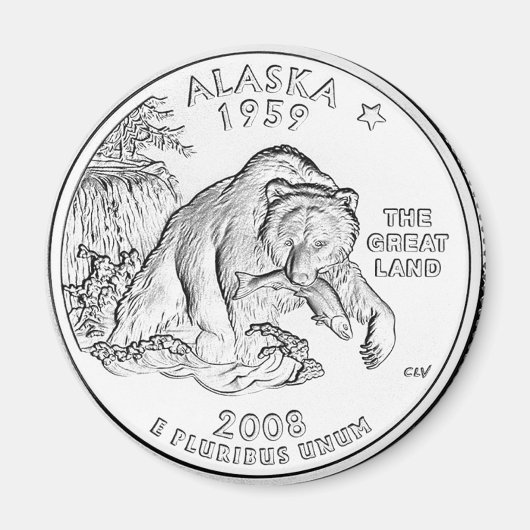 Alaska Magneet (Voorkant)