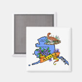 Alaska Magneet (Voorkant / Achterkant)