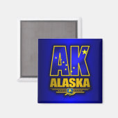 Alaska Magneet (Voorkant / Achterkant)