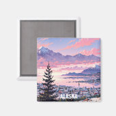 Alaska Magneet (Voorkant / Achterkant)