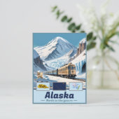 Alaska Majestic Fusion: artistiek Briefkaart (Staand voorkant)