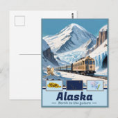 Alaska Majestic Fusion: artistiek Briefkaart (Voorkant / Achterkant)