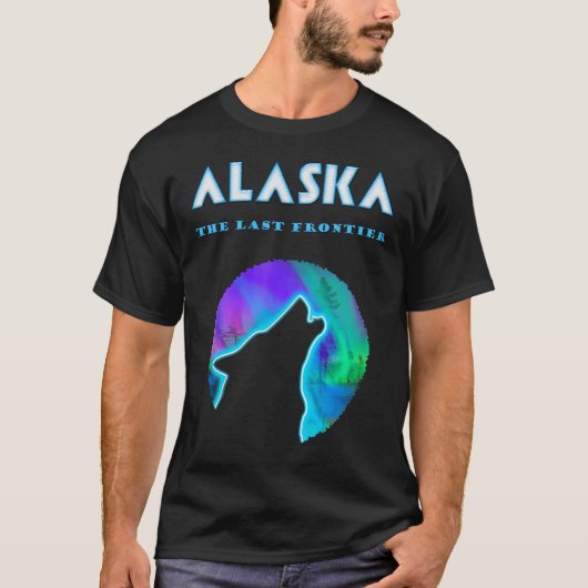 Alaska, Moon Crawling Wild Wolf T-shirt (Voorkant)