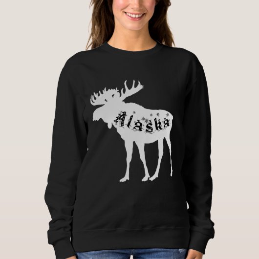 Alaska Moose Holiday Trui (Voorkant)