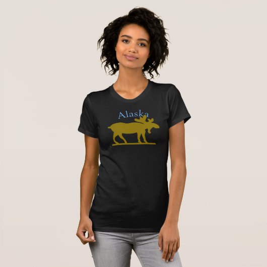 Alaska Moose T-shirt (Voorkant volledig)