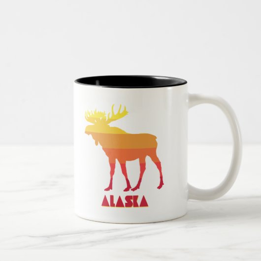 Alaska Moose Tweekleurige Koffiemok (Rechts)