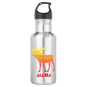 Alaska Moose Waterfles (Voorkant)