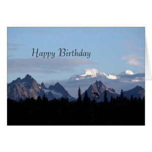 Alaska Mountain Range Denali Foto Birthday