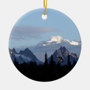 Alaska Mountain Range Denali Keramisch Ornament