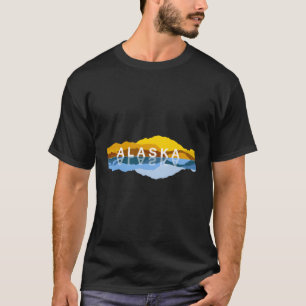 Alaska Mountain Reflections Denali Mountain T-shirt