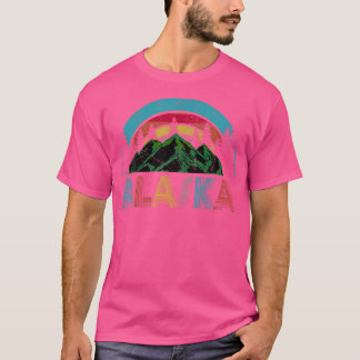 Alaska Mountains T-shirt Outdoor Camping Wandelen