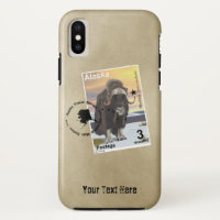 Alaska Muskox Postage Stamp Souvenir