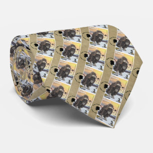 Alaska Muskox Postage Stamp Souvenir Stropdas