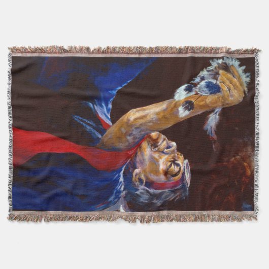 Alaska Native Elder Dance Blanket Deken (Voorkant)