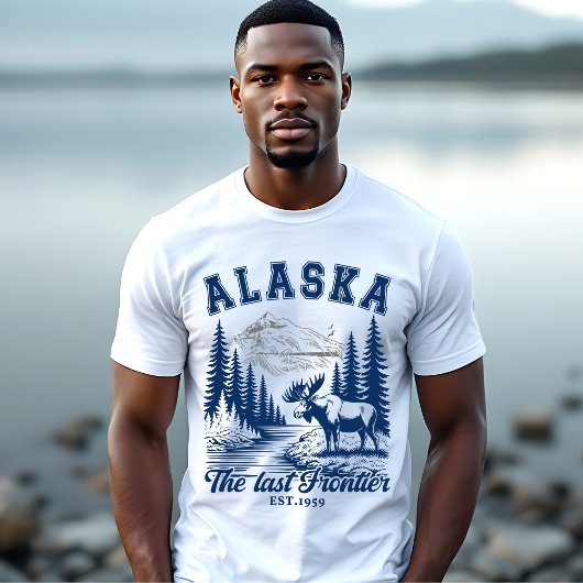 Alaska Nature Escape with Moose T-shirt