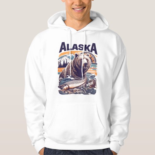  Alaska Natuur Hoodie (Voorkant)